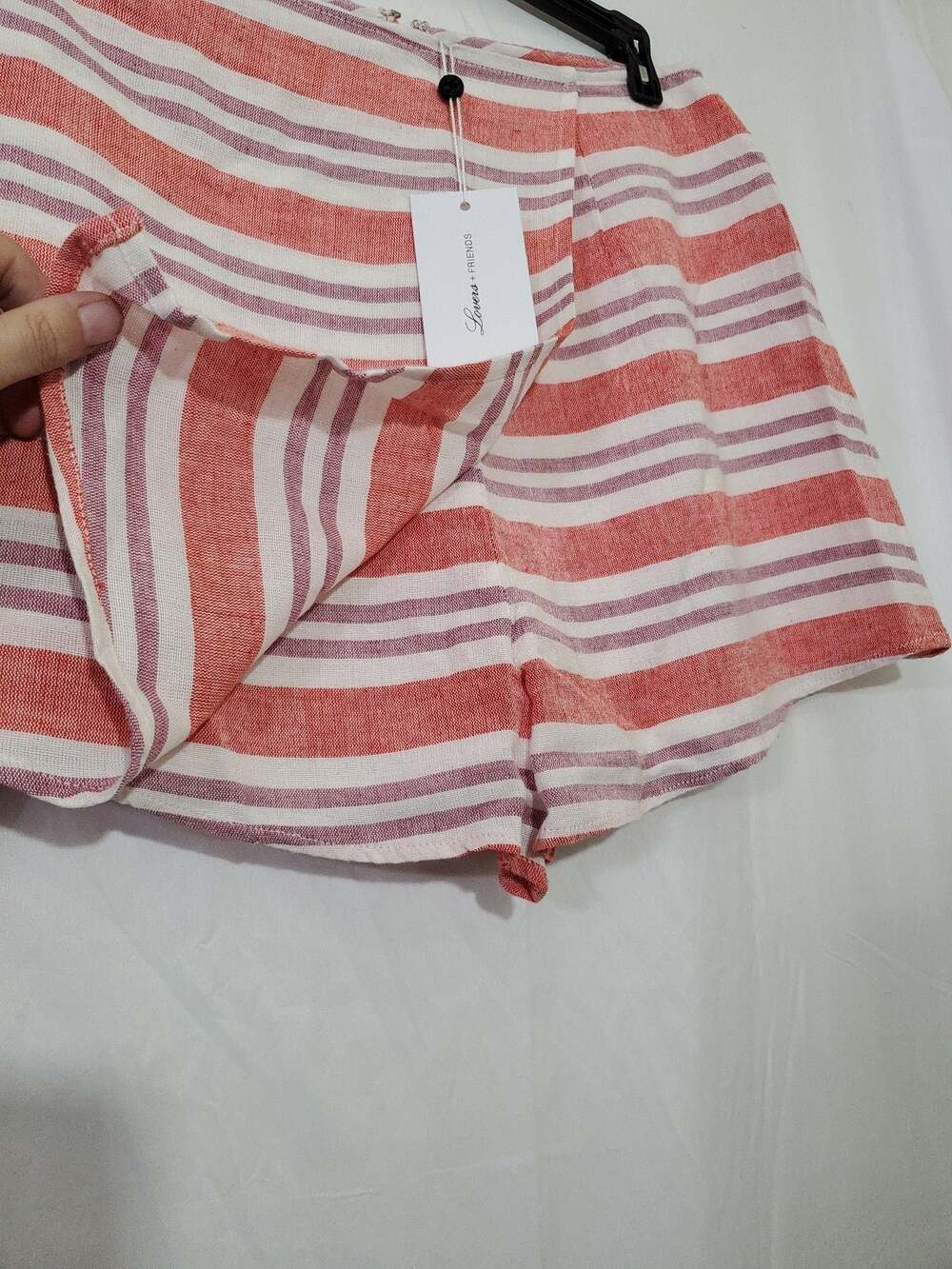 NWT Lovers + Friends Striped Wrap Skort Size M - Picture 3 of 6